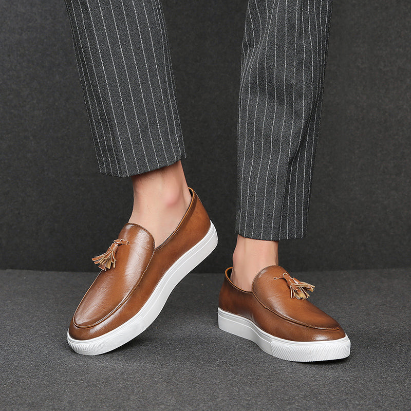 Sapato Mocassim Couro Masculino Fèvre