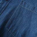 Camisa Jeans Masculina Plus Size