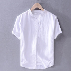 Camisa Manga Curta Masculina de Linho Sampaio® S1183